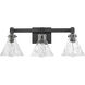 Barlon 3 Light 25.5 inch Matte Black Bathroom Vanity Light Wall Light